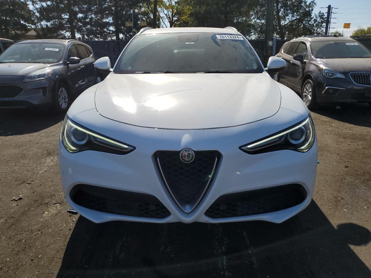 2018 Alfa Romeo Stelvio VIN ZASFAKANXJ7B73408 Copart auction photo, rear end damage thumbnail 5