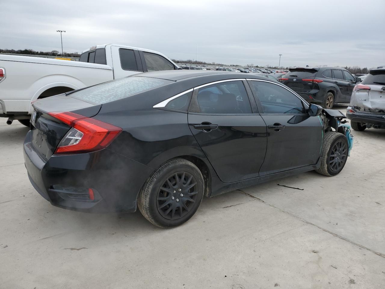 2017 Honda Civic VIN 19XFC2F52HE076273 Copart auction photo, front end / hail damage thumbnail 3