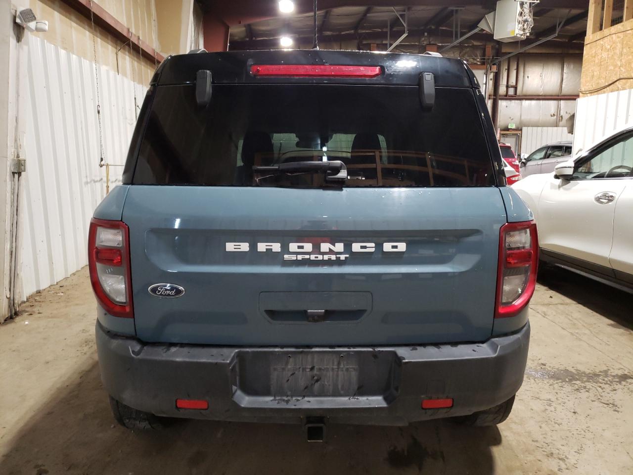 2022 Ford Bronco VIN 3FMCR9D90NRE23597 Copart auction photo, front end / water/flood damage thumbnail 6