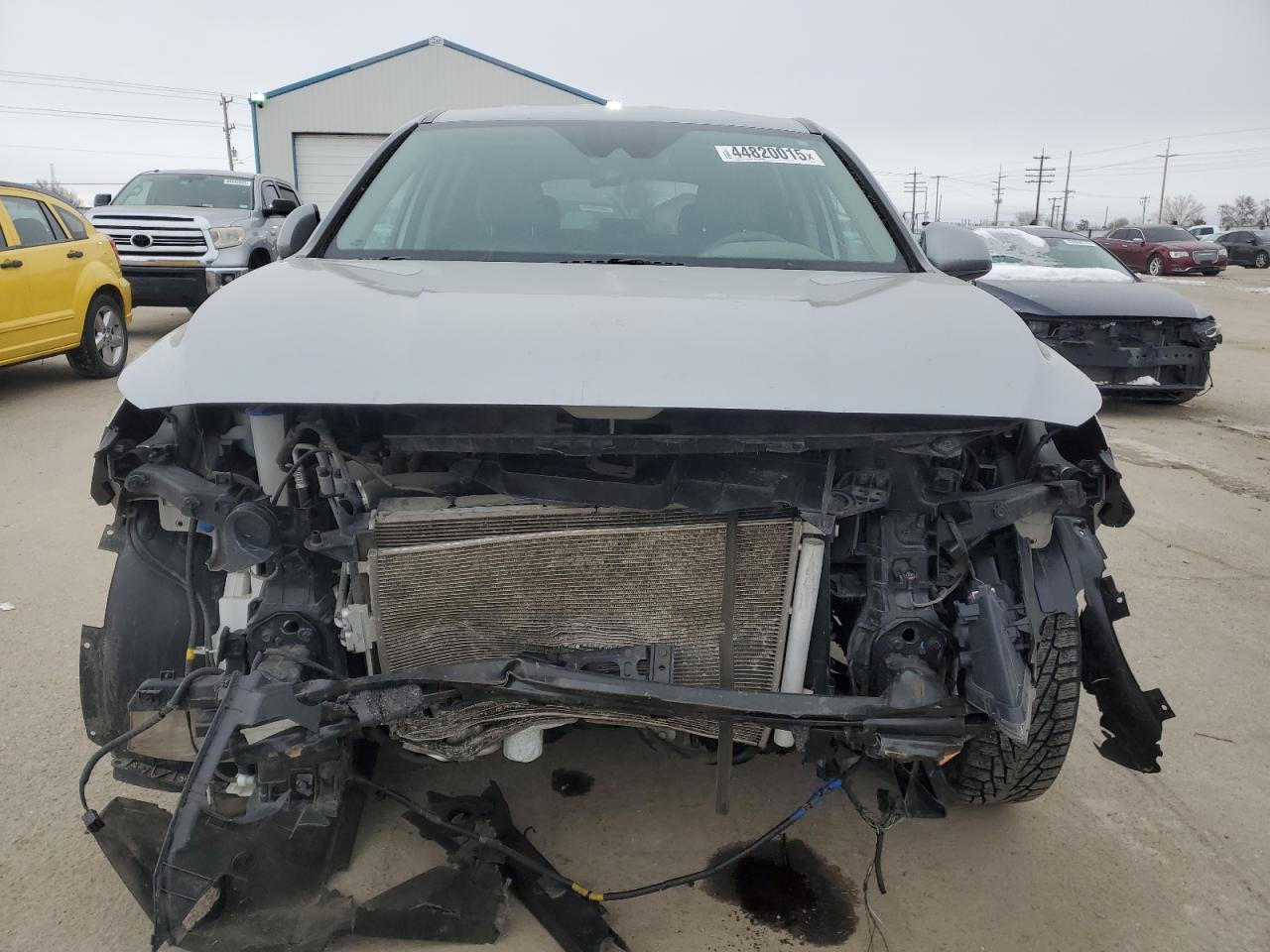 2020 Hyundai Santa Fe VIN 5NMS3CAD0LH250152 Copart auction photo, front end / mechanical damage thumbnail 5