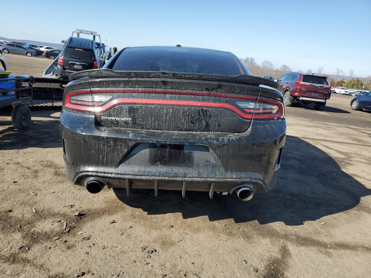 2015 Dodge Charger VIN 2C3CDXBG8FH817259 Copart auction photo, front end damage thumbnail 6
