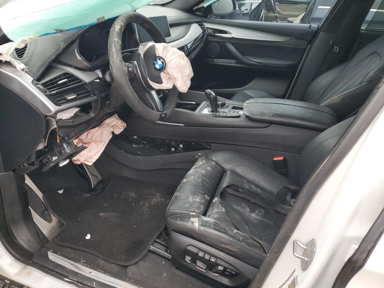 2016 BMW X6 VIN 5UXKU6C50G0R34434 Copart auction photo, front end / undercarriage damage thumbnail 7