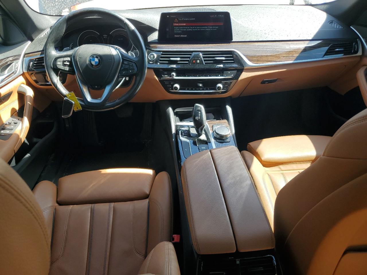 2019 BMW 5er VIN WBAJE7C58KWW19058 Copart auction photo, front end damage thumbnail 8