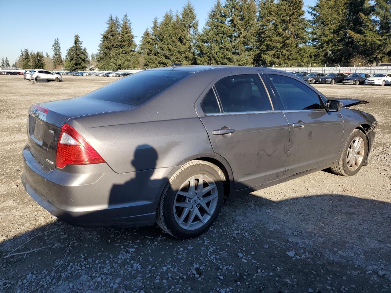 2011 Ford Fusion VIN 3FAHP0JG3BR344912 Copart auction photo, front end damage thumbnail 3