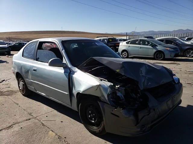 2005 Hyundai Accent VIN KMHCG35C55U337255 Copart auction photo, front end / hail damage thumbnail 11