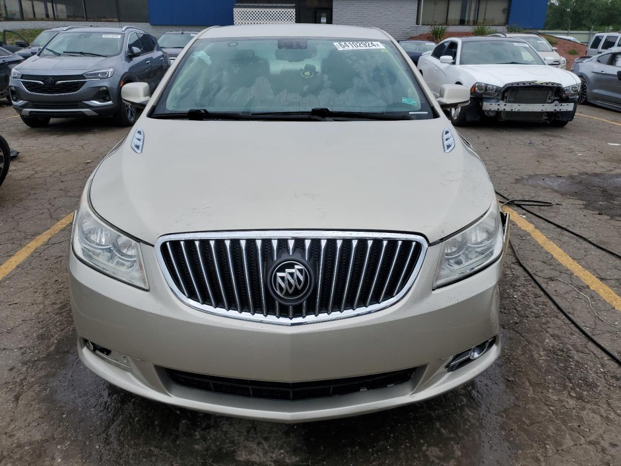2013 Buick LaCrosse VIN 1G4GC5E36DF279913 Copart auction photo, front end / side damage thumbnail 5