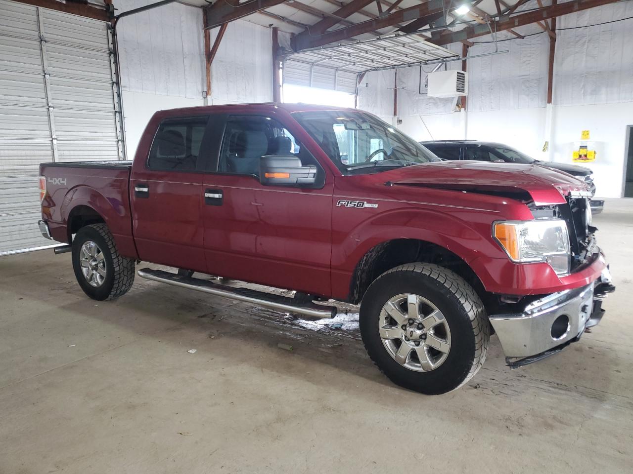 2013 Ford F-150 VIN 1FTFW1EF5DFC48453 Copart auction photo, front end / side damage thumbnail 4