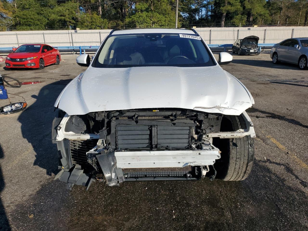 2017 Jaguar F-Pace VIN SADCJ2BV8HA493726 Copart auction photo, front end damage thumbnail 5