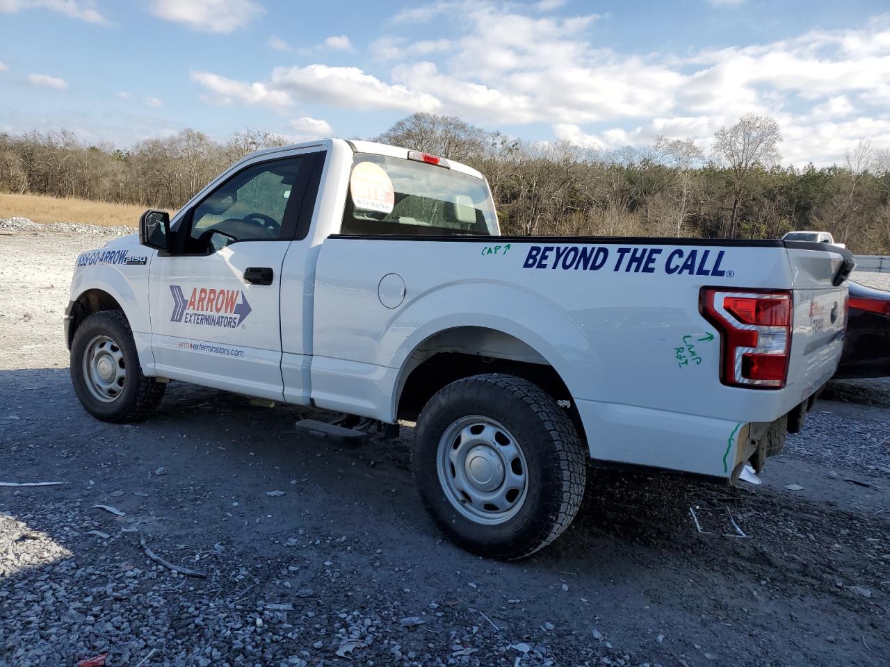 2019 Ford F-150 VIN 1FTMF1EB6KKD16218 Copart auction photo, rear end damage thumbnail 2