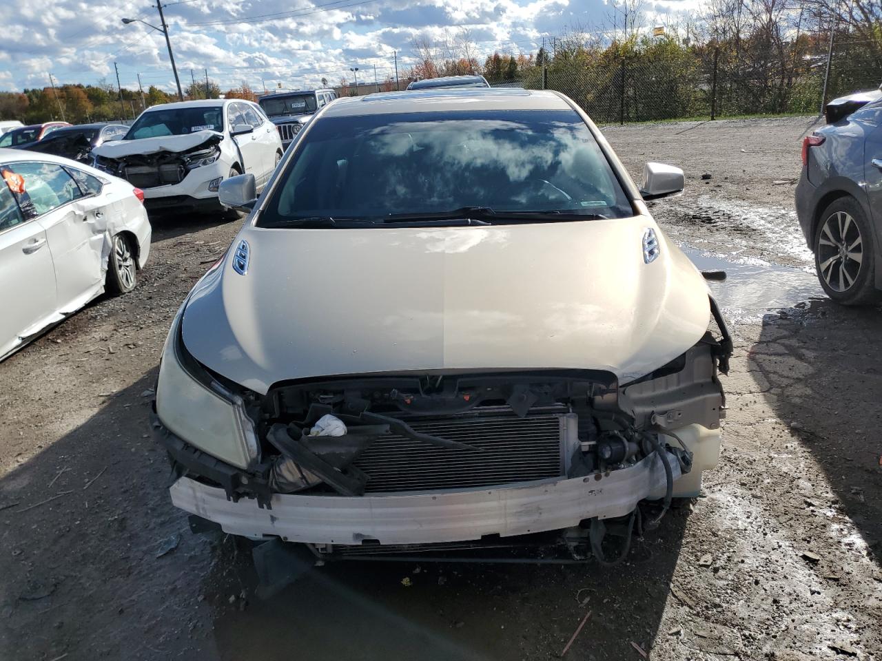 2010 Buick LaCrosse VIN 1G4GD5EGXAF302041 Copart auction photo, rear end / front end damage thumbnail 5