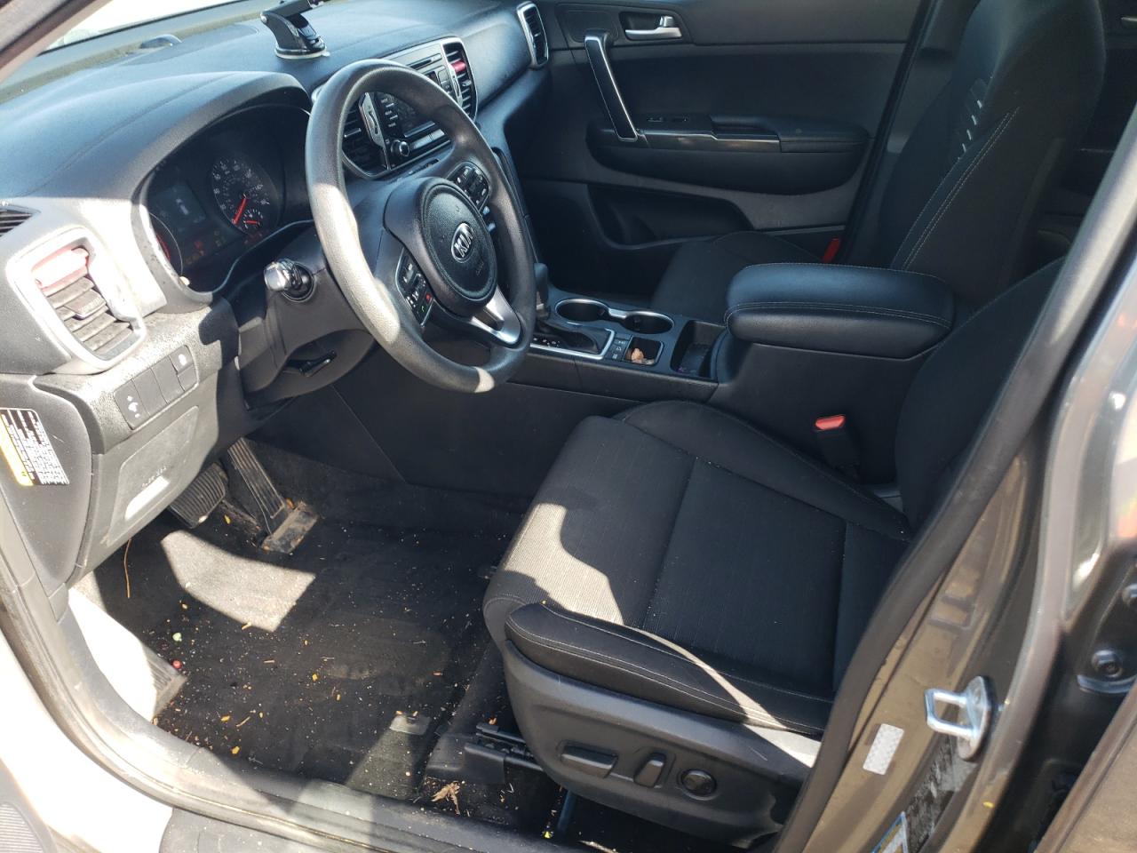 2017 KIA Sportage VIN KNDPMCAC6H7267322 Copart auction photo, stripped damage thumbnail 7