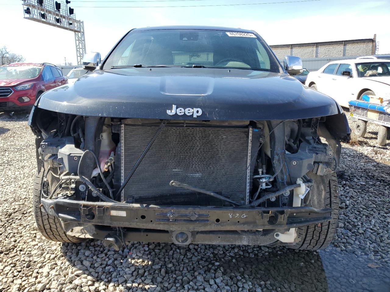 2014 Jeep Grand Cherokee VIN 1C4RJFJG1EC258276 Copart auction photo, front end damage thumbnail 5