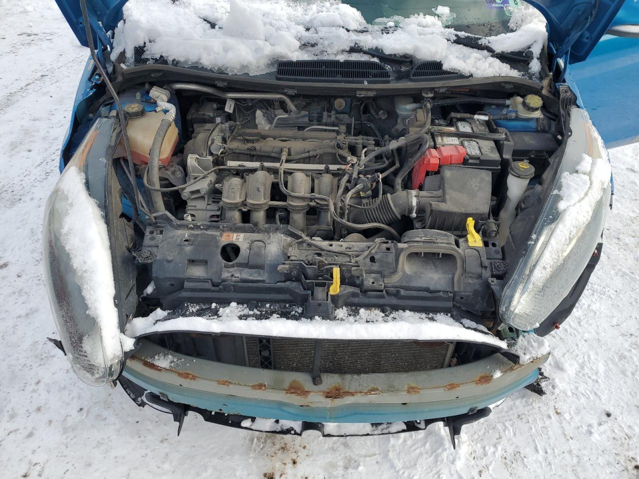 2016 Ford Fiesta VIN 3FADP4BJ6GM144420 Copart auction photo, front end damage thumbnail 11