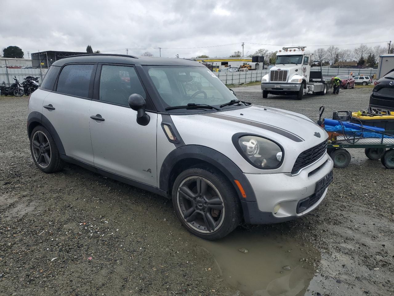 2012 MINI Cooper VIN WMWZC5C57CWL59234 Copart auction photo, mechanical damage thumbnail 4