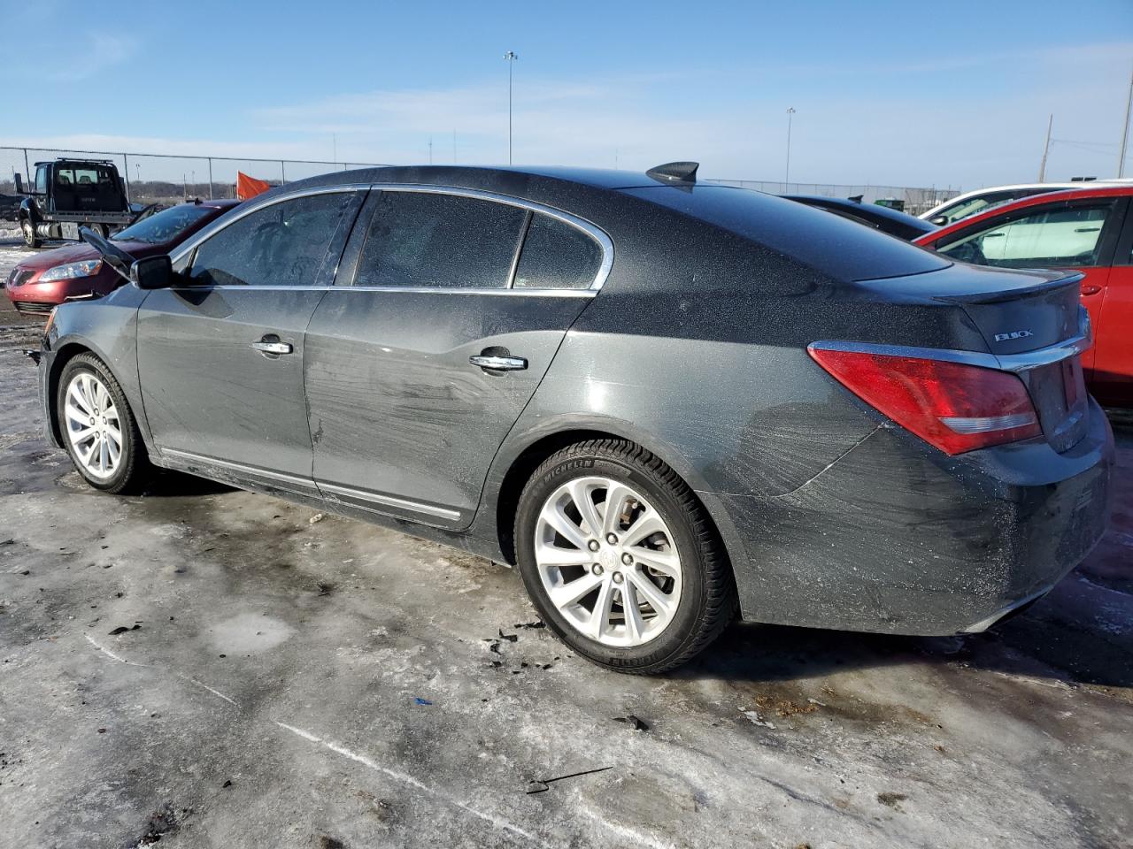 2015 Buick LaCrosse VIN 1G4GD5G35FF210823 Copart auction photo, front end damage thumbnail 2