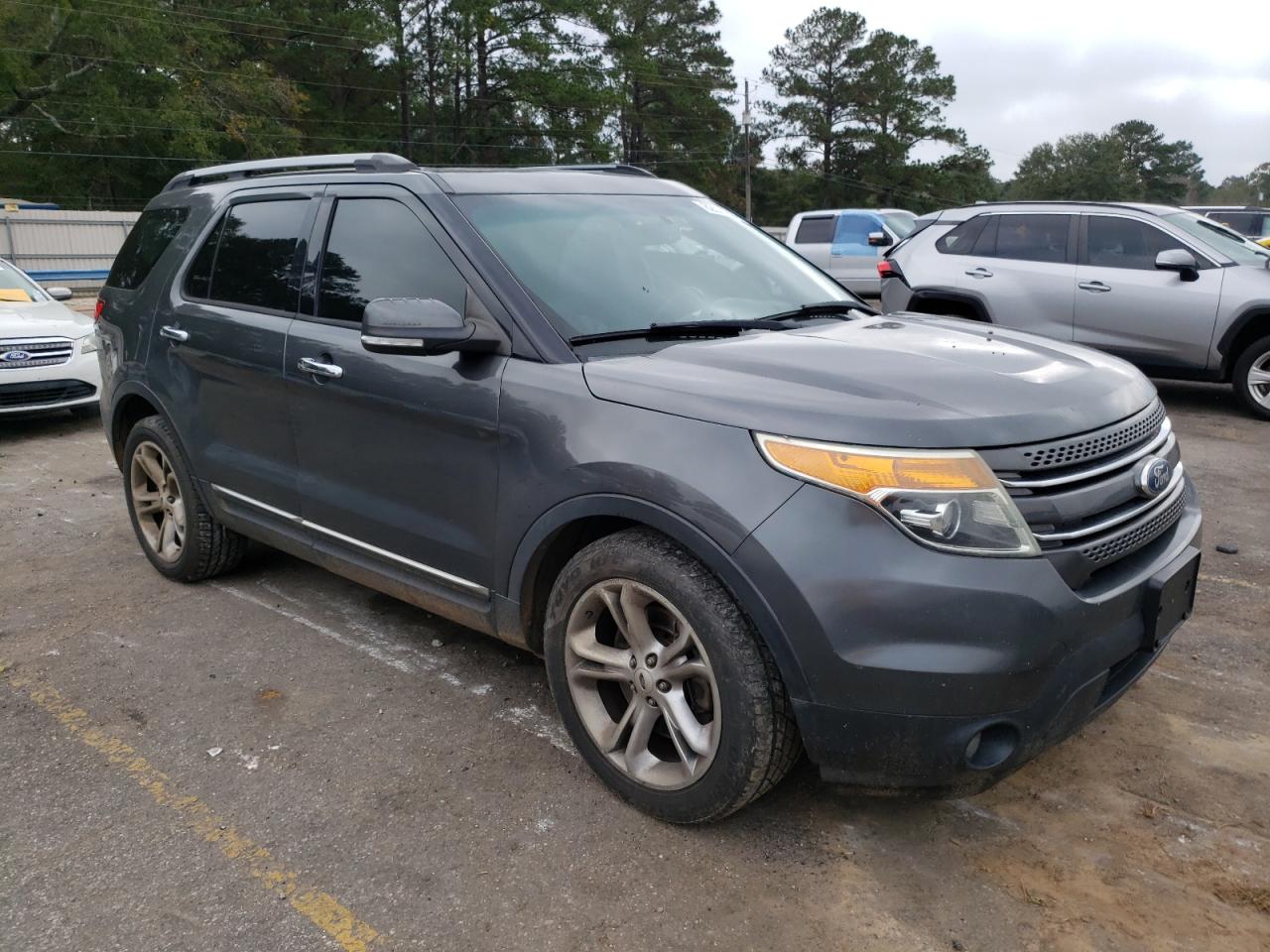 2015 Ford Explorer VIN 1FM5K7F81FGB97410 Copart auction photo, side damage thumbnail 4
