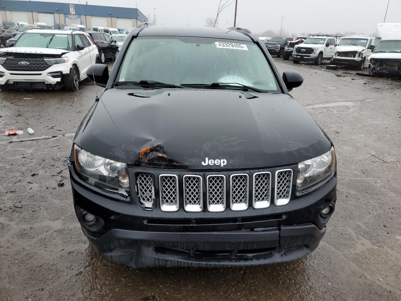 2014 Jeep Compass VIN 1C4NJCEA6ED691735 Copart auction photo, all over damage thumbnail 5