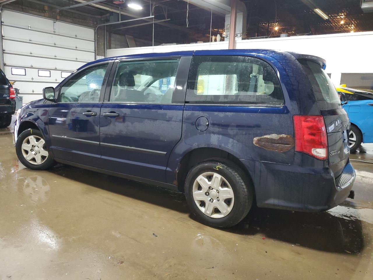2012 Dodge Caravan VIN 2C4RDGBG1CR216352 Copart auction photo, all over damage thumbnail 2