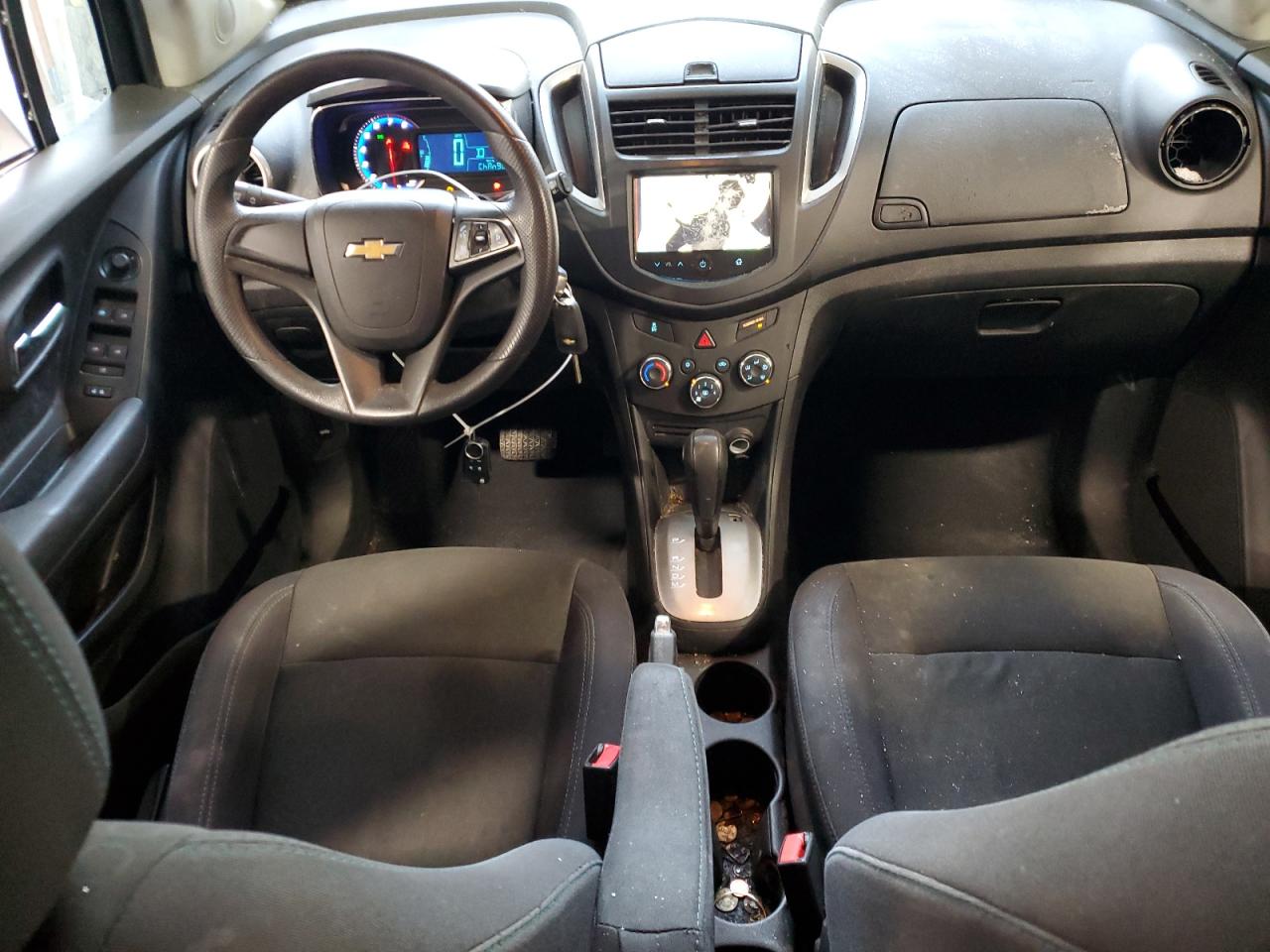 2015 Chevrolet Trax VIN 3GNCJPSB6FL254784 Copart auction photo, vandalism damage thumbnail 8