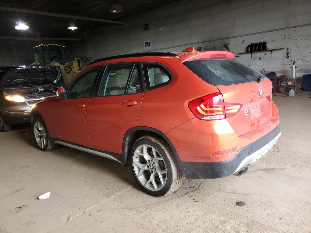 2013 BMW X1 VIN WBAVL1C55DVR87372 Copart auction photo, side / minor dent/scratches damage thumbnail 2