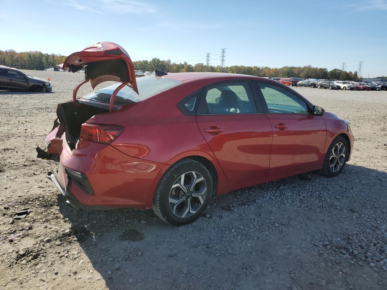 2019 KIA Forte VIN 3KPF24AD9KE096489 Copart auction photo, rear end damage thumbnail 3