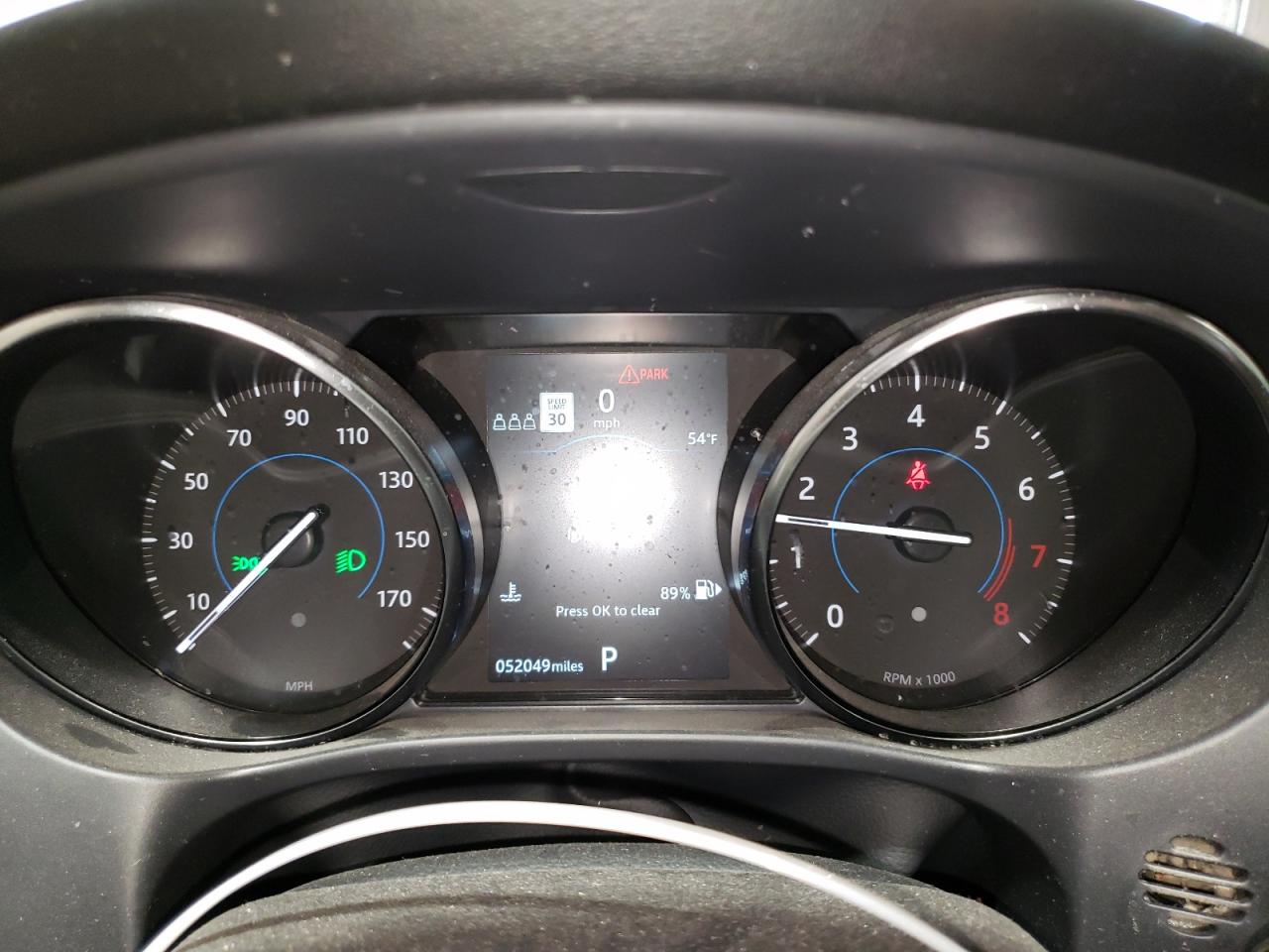 2020 Jaguar F-Pace VIN SADCJ2FX9LA656999 Copart auction photo, front end damage thumbnail 9