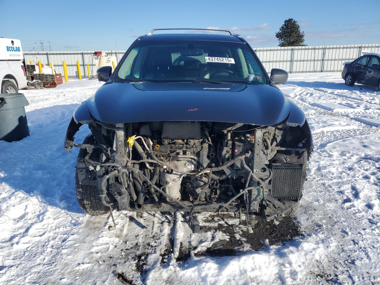 2013 Infiniti JX VIN 5N1AL0MM3DC338551 Copart auction photo, front end / side damage thumbnail 5