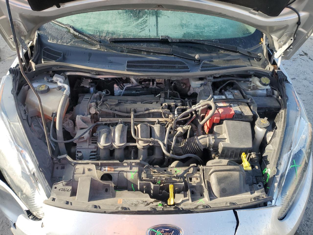 2016 Ford Fiesta VIN 3FADP4BJ2GM190715 Copart auction photo, front end / minor dent/scratches damage thumbnail 11