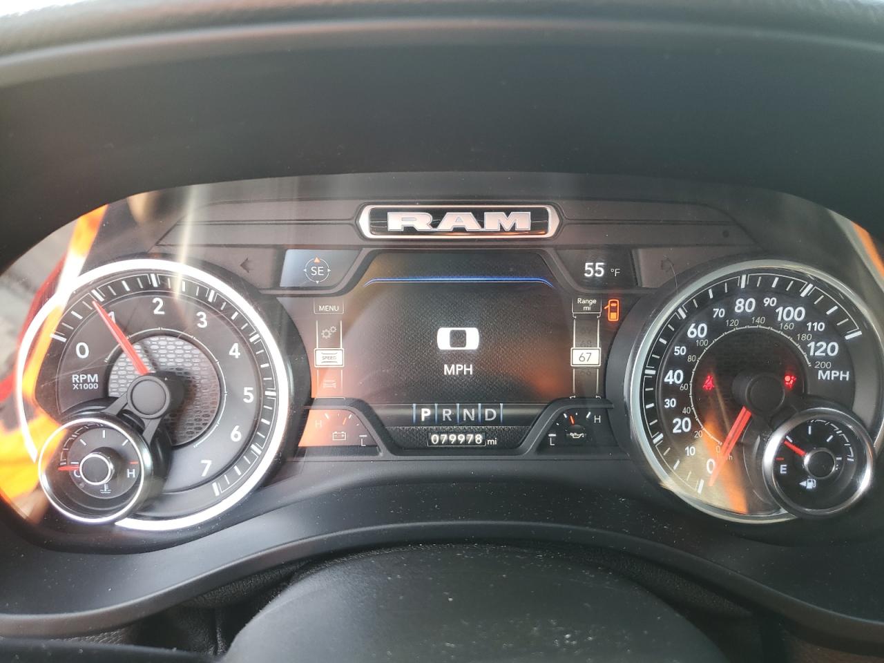 2022 RAM 1500 VIN 1C6SRFFT5NN187823 Copart auction photo, rear end damage thumbnail 9