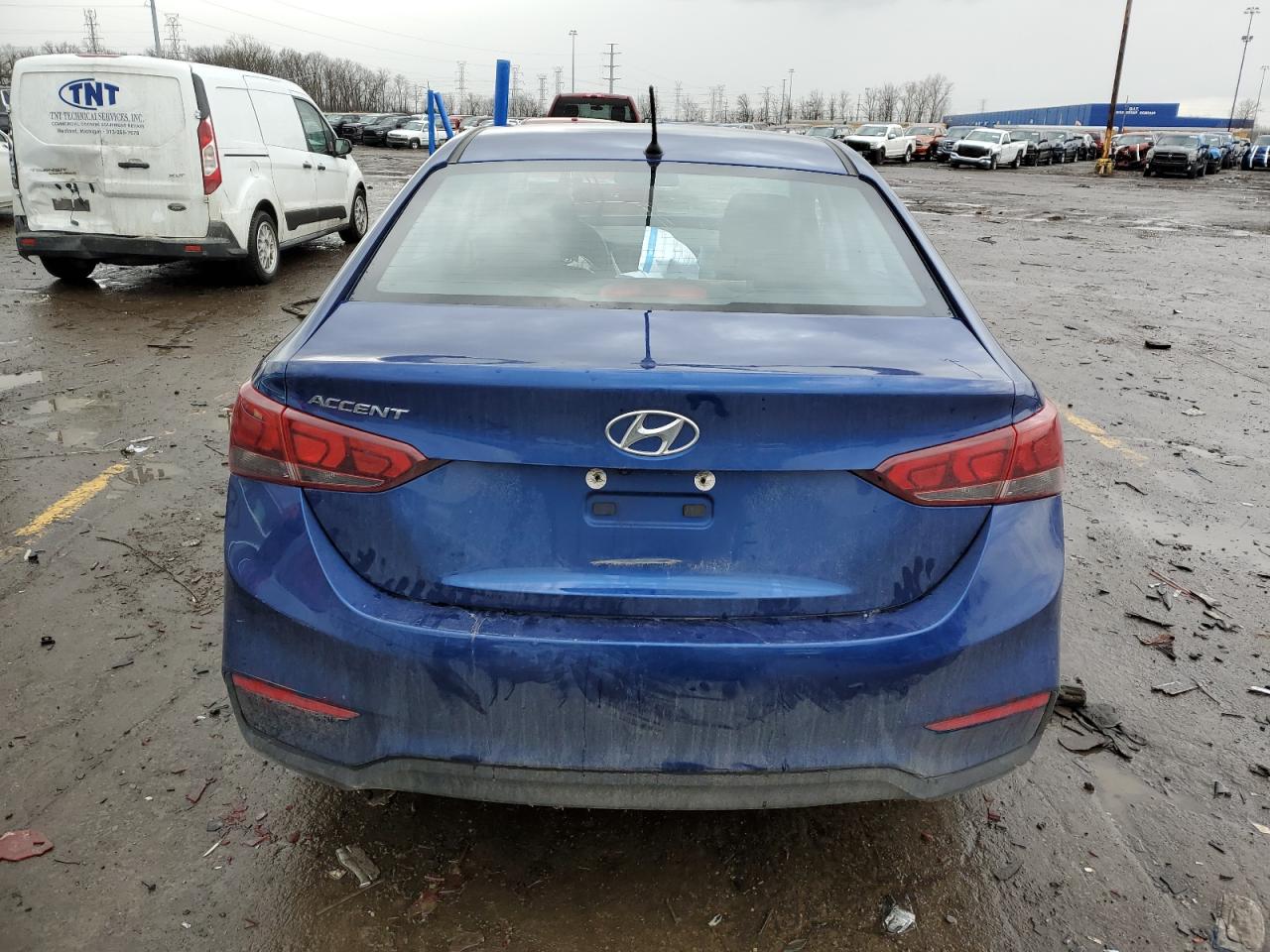 2020 Hyundai Accent VIN 3KPC24A68LE108458 Copart auction photo, front end / rear end damage thumbnail 6