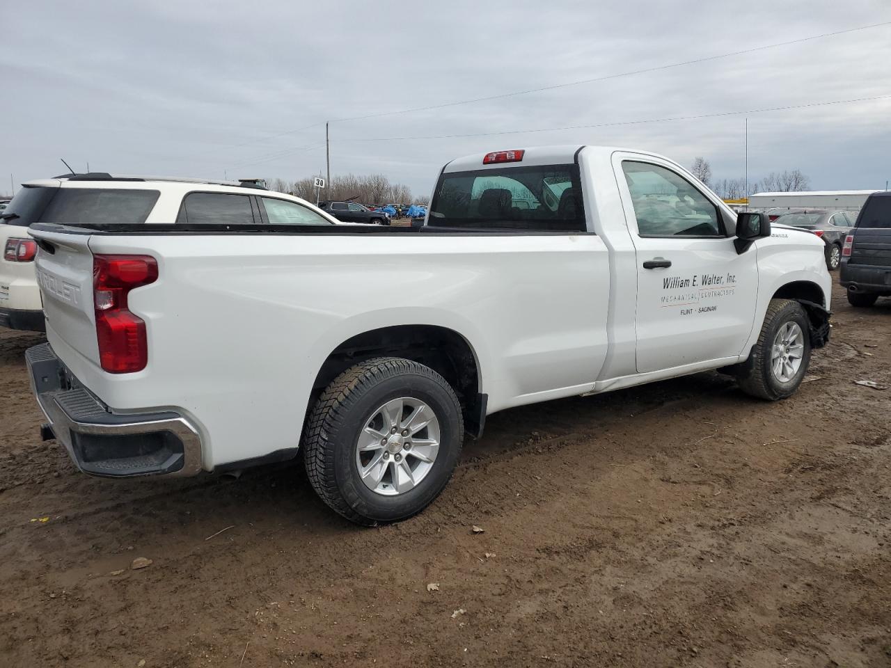 2023 Chevrolet Silverado VIN 3GCNAAEDXPG293304 Copart auction photo, water/flood / front end damage thumbnail 3