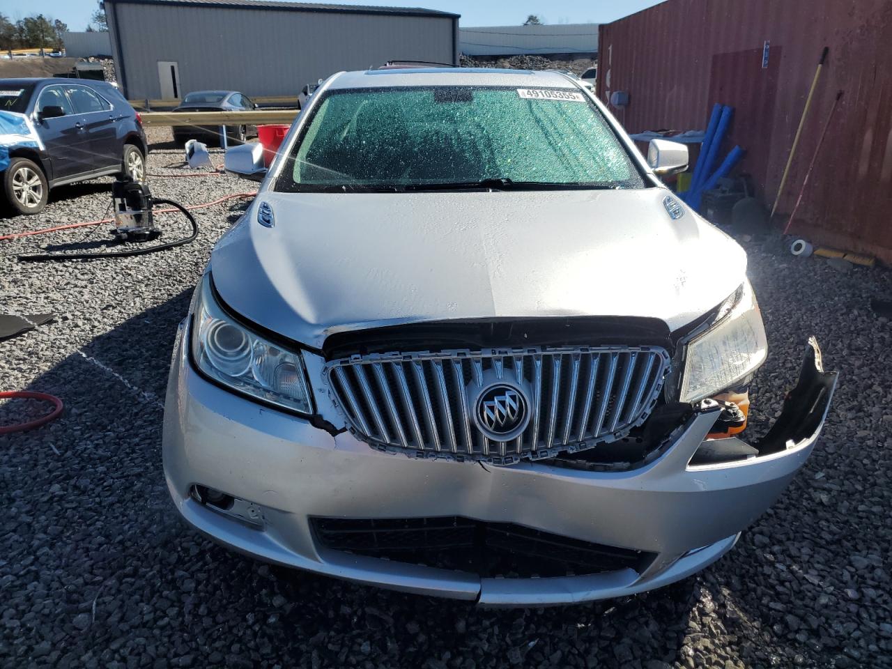 2010 Buick LaCrosse VIN 1G4GE5EV4AF214839 Copart auction photo, front end damage thumbnail 5