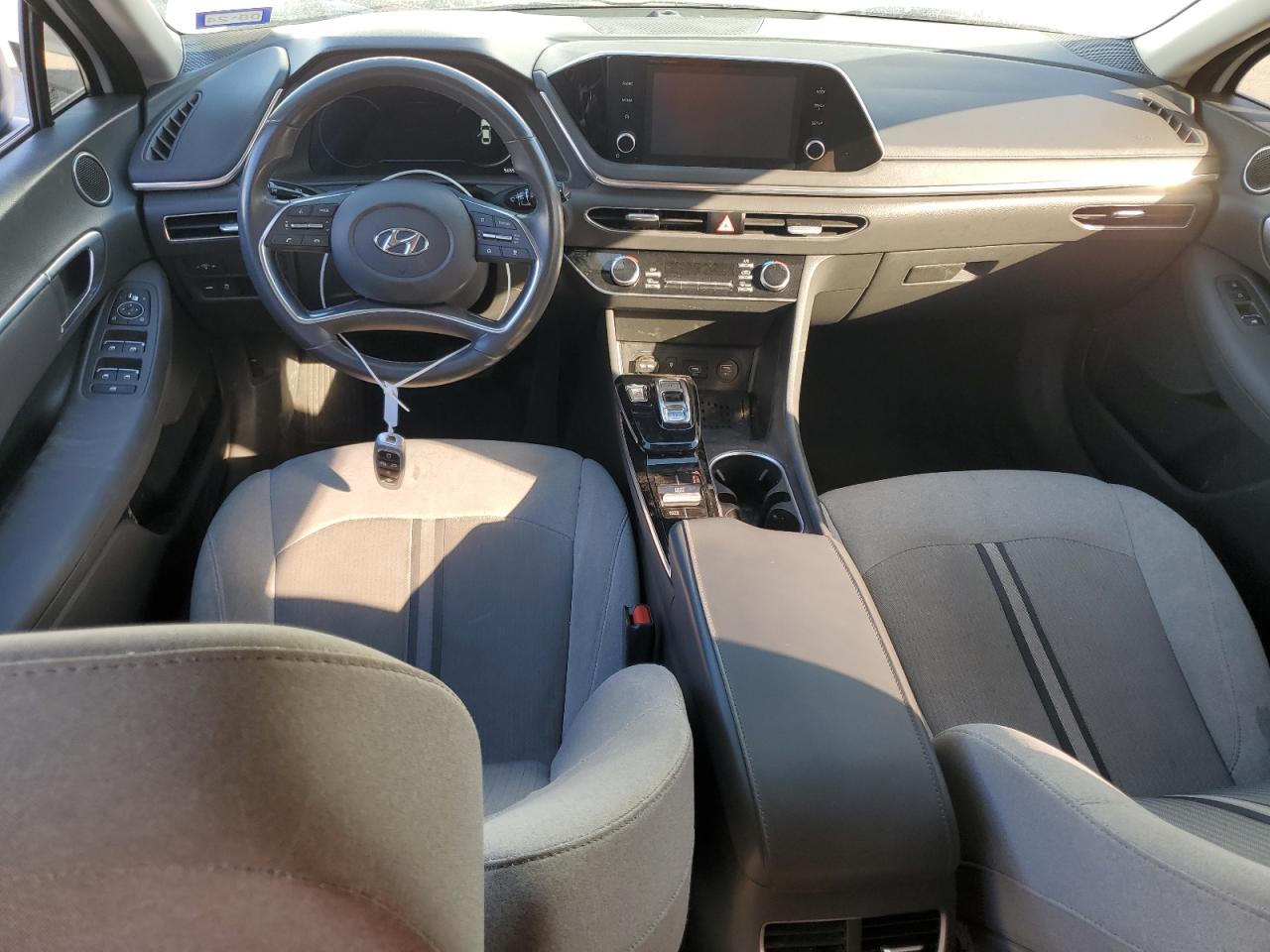 2020 Hyundai Sonata VIN 5NPEF4JAXLH058448 Copart auction photo, rear end damage thumbnail 8