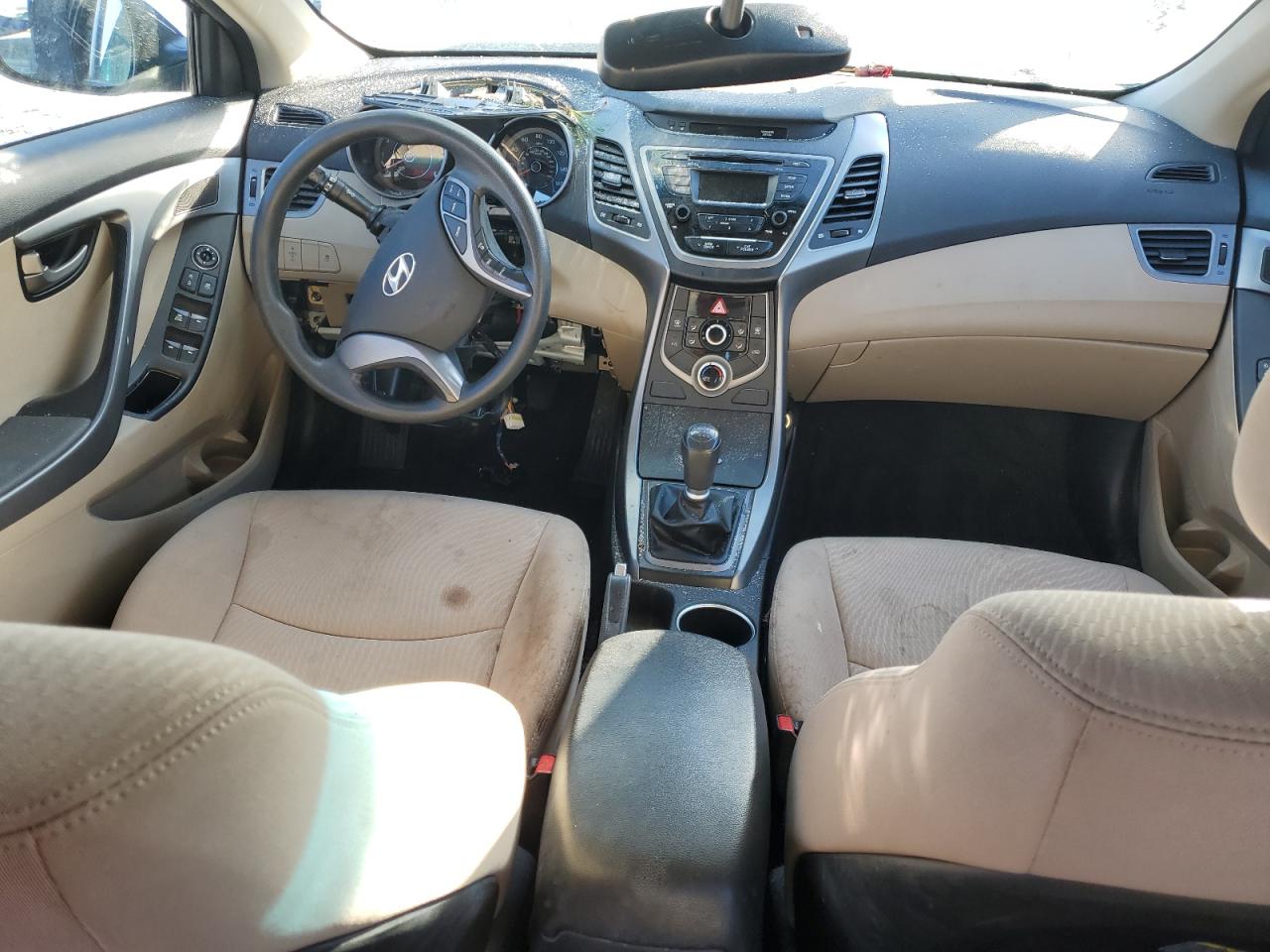 2015 Hyundai Elantra VIN KMHDH4AE3FU379603 Copart auction photo, all over damage thumbnail 8