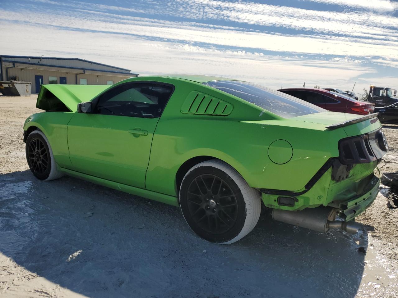 2014 Ford Mustang VIN 1ZVBP8AM8E5298406 Copart auction photo, front end / rear end damage thumbnail 2