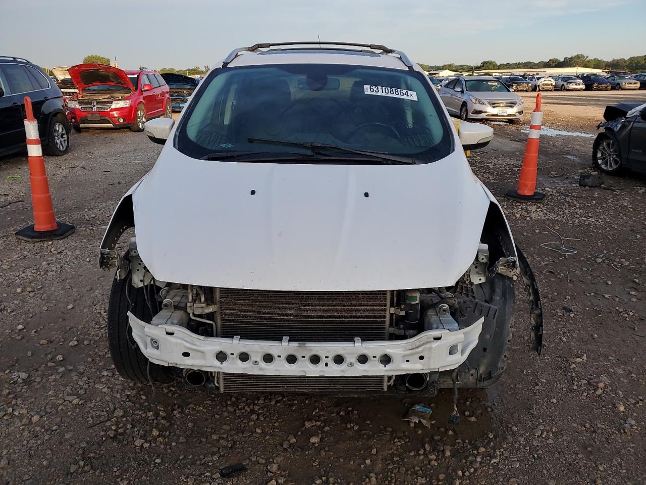 2013 Ford Escape VIN 1FMCU0J93DUD54863 Copart auction photo, front end damage thumbnail 5