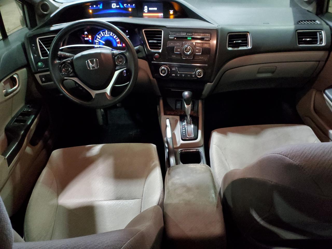 2013 Honda Civic VIN 2HGFB2F80DH507481 Copart auction photo, side damage thumbnail 8