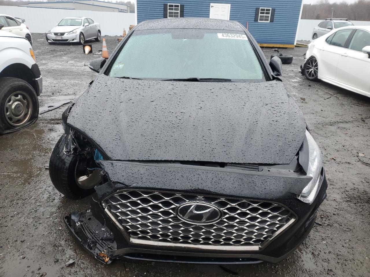 2019 Hyundai Sonata VIN 5NPE34AF7KH806852 Copart auction photo, front end damage thumbnail 5
