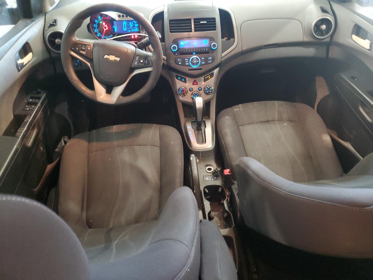 2012 Chevrolet Sonic VIN 1G1JC5SH8C4162959 Copart auction photo, front end / side damage thumbnail 8