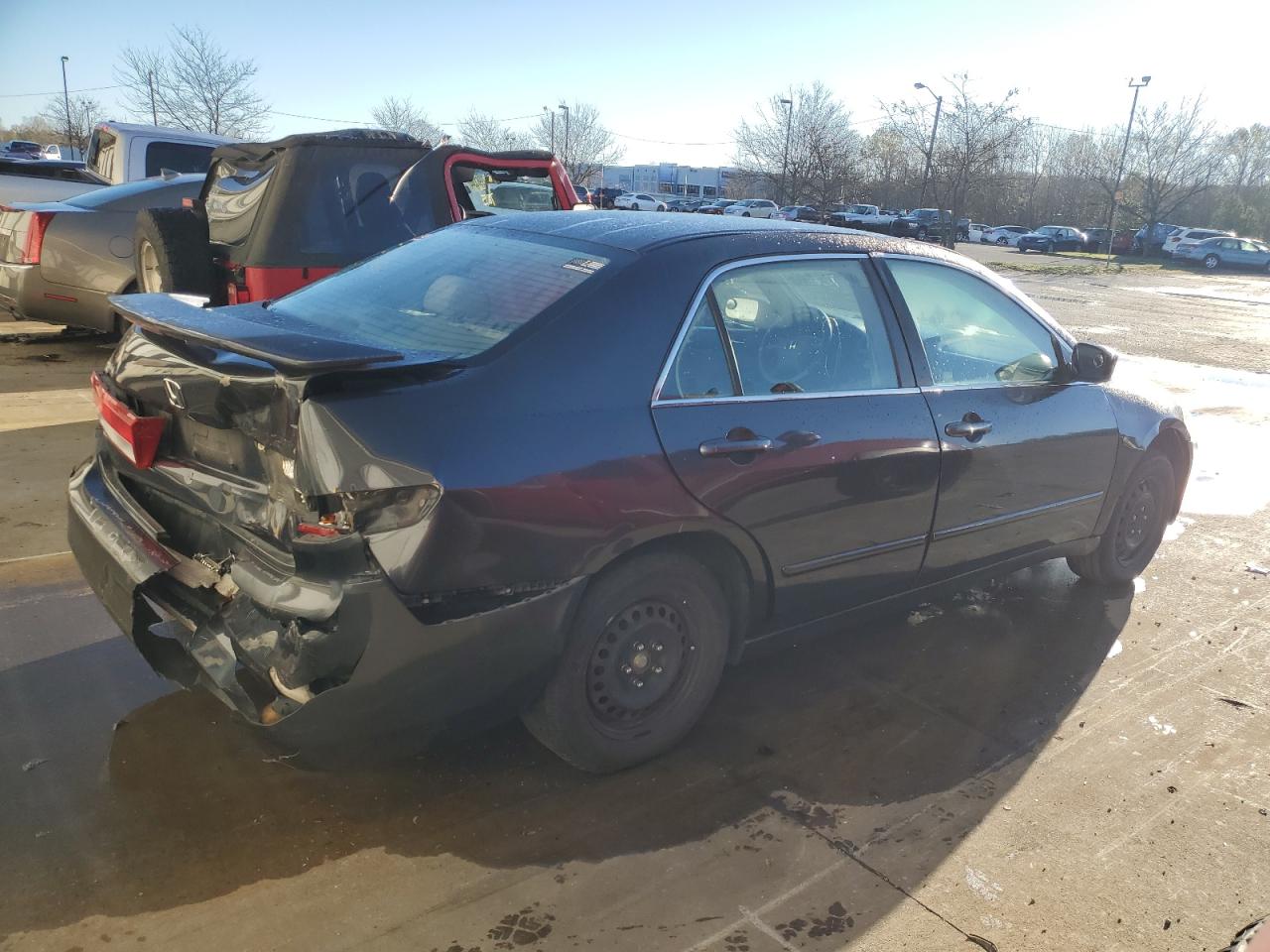 2004 Honda Accord VIN 1HGCM56374A173726 Copart auction photo, rear end / minor dent/scratches damage thumbnail 3