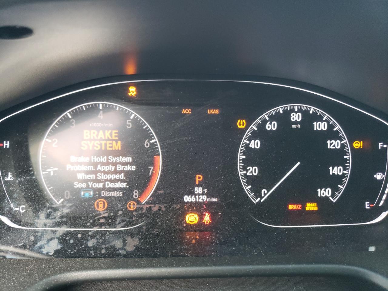 2019 Honda Accord VIN 1HGCV1F31KA094426 Copart auction photo, hail / minor dent/scratches damage thumbnail 9