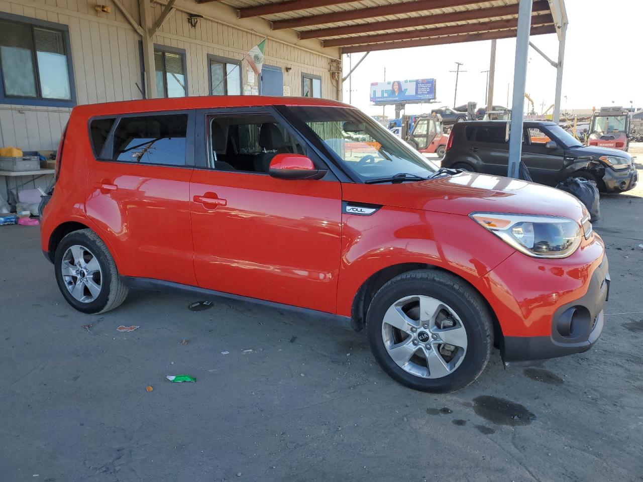 2019 KIA Soul VIN KNDJN2A25K7655332 Copart auction photo, side / stripped damage thumbnail 4