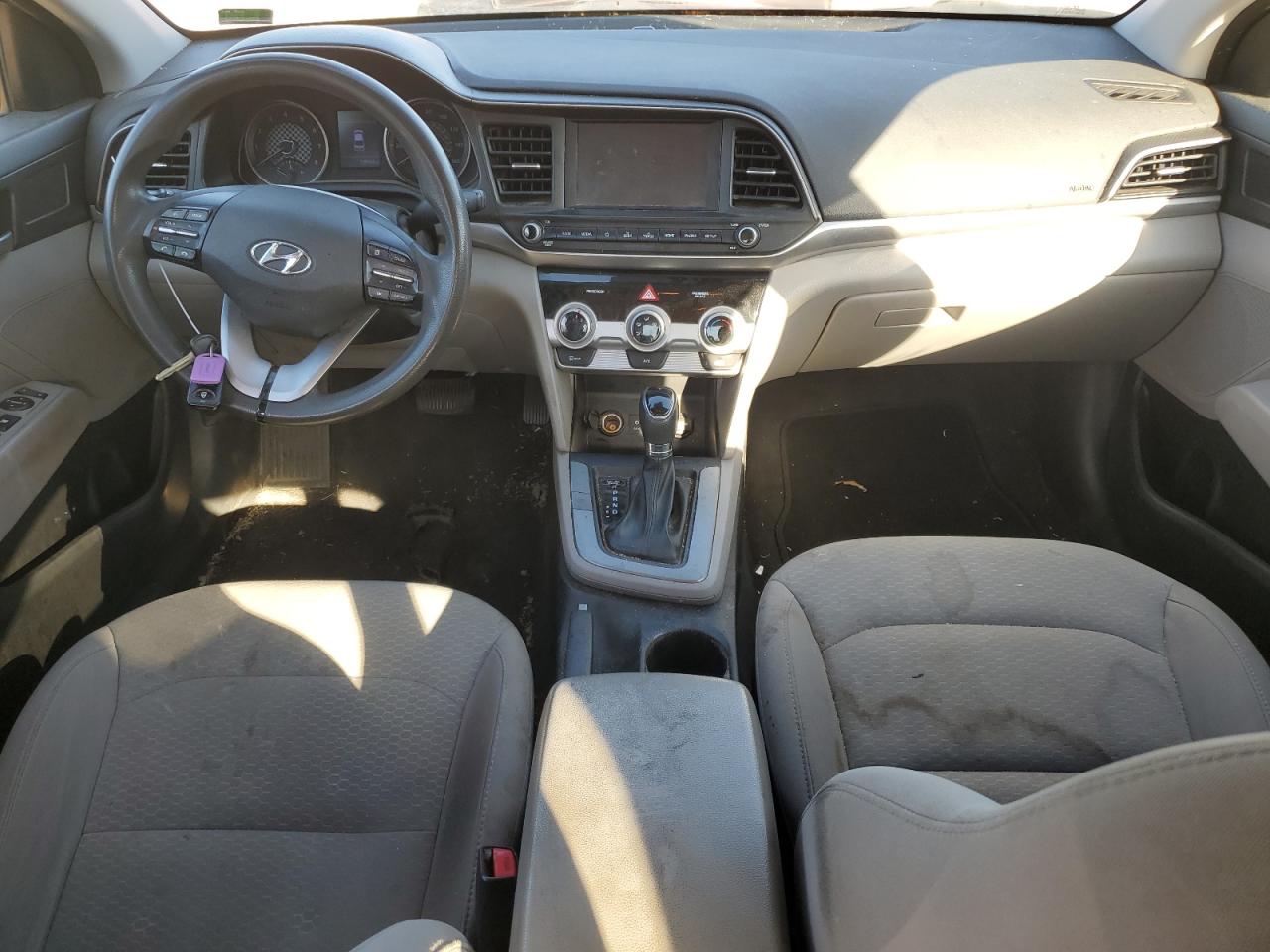 2019 Hyundai Elantra VIN 5NPD84LF2KH406076 Copart auction photo, rear end damage thumbnail 8