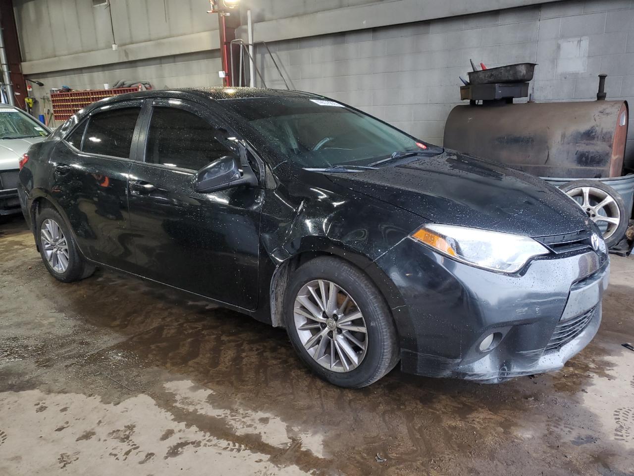 2014 Toyota Corolla VIN 2T1BURHE8EC049641 Copart auction photo, front end / rear end damage thumbnail 4