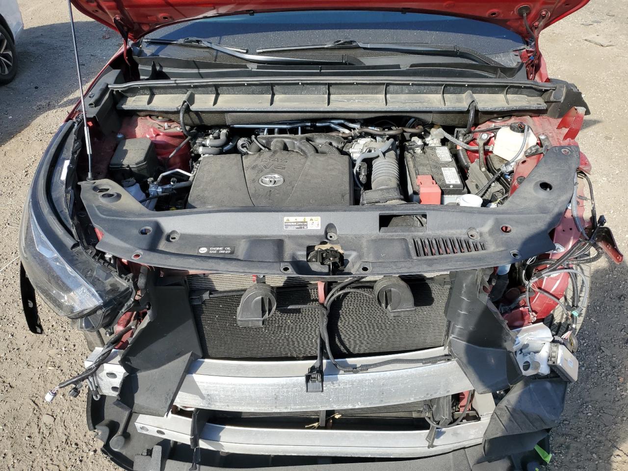 2020 Toyota Highlander VIN 5TDDZRBH3LS049421 Copart auction photo, front end damage thumbnail 12