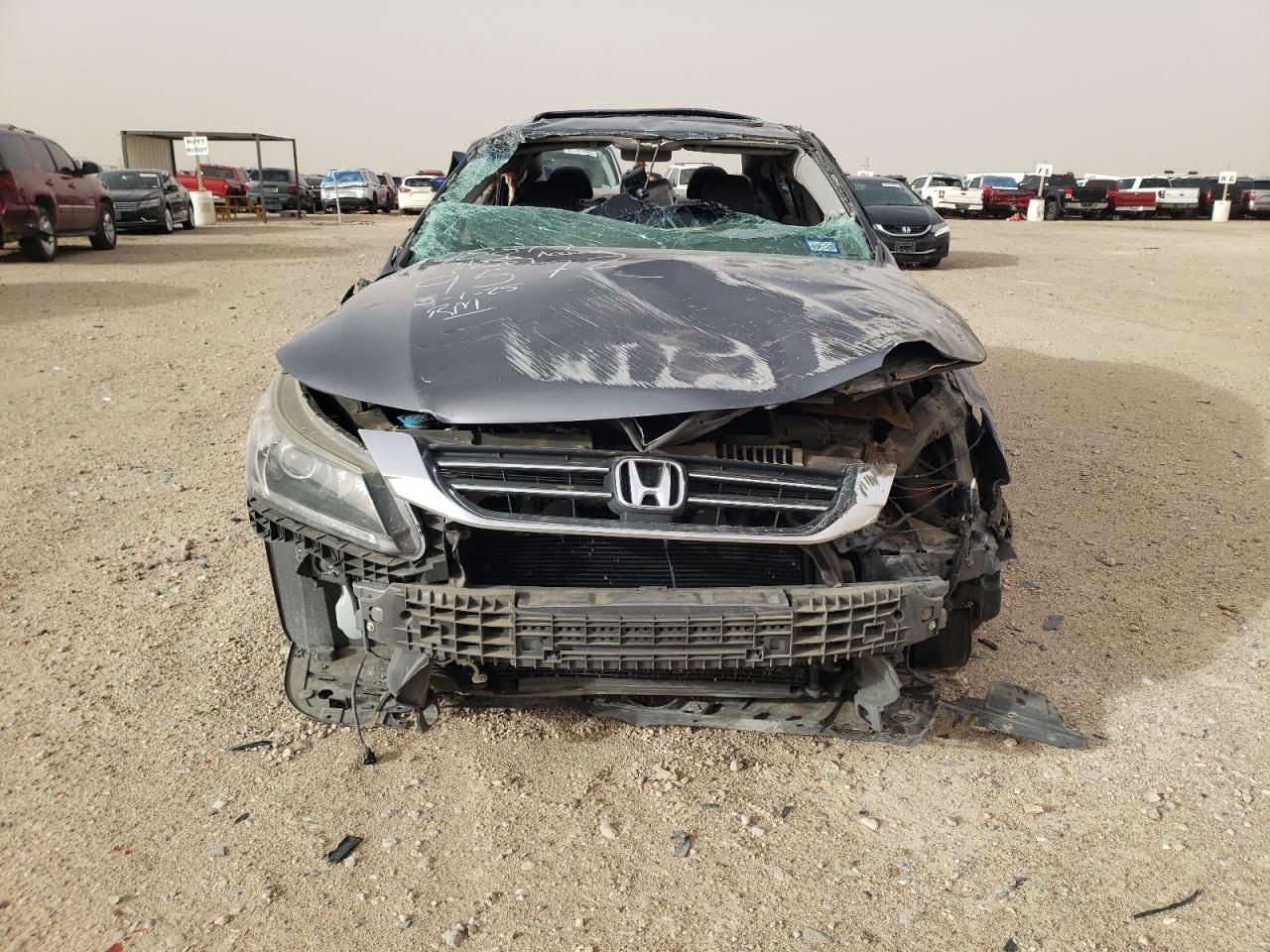 2013 Honda Accord VIN 1HGCR2F89DA249572 Copart auction photo, rollover damage thumbnail 5