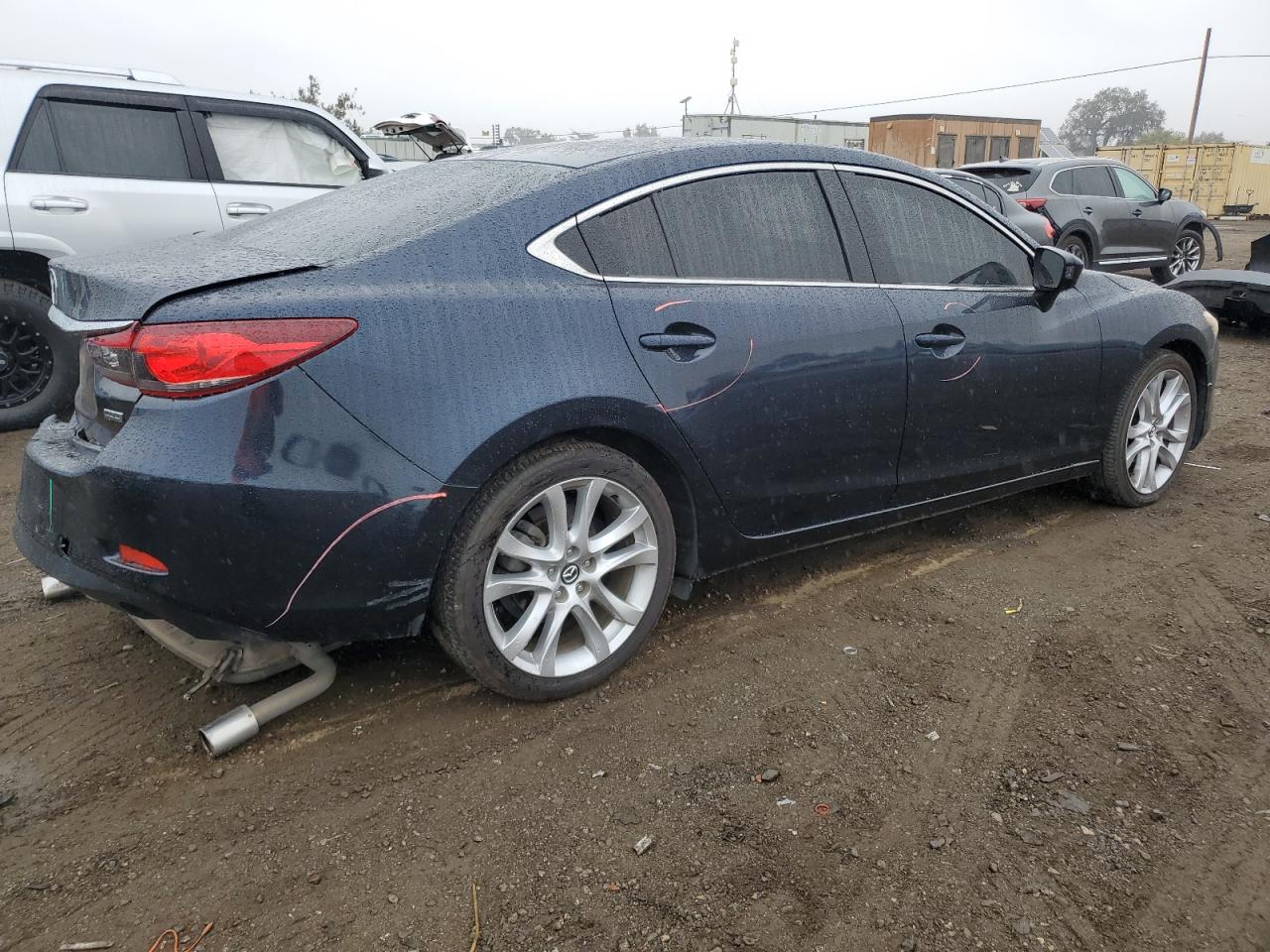 2015 Mazda 6 VIN JM1GJ1V59F1200416 Copart auction photo, rear end damage thumbnail 3