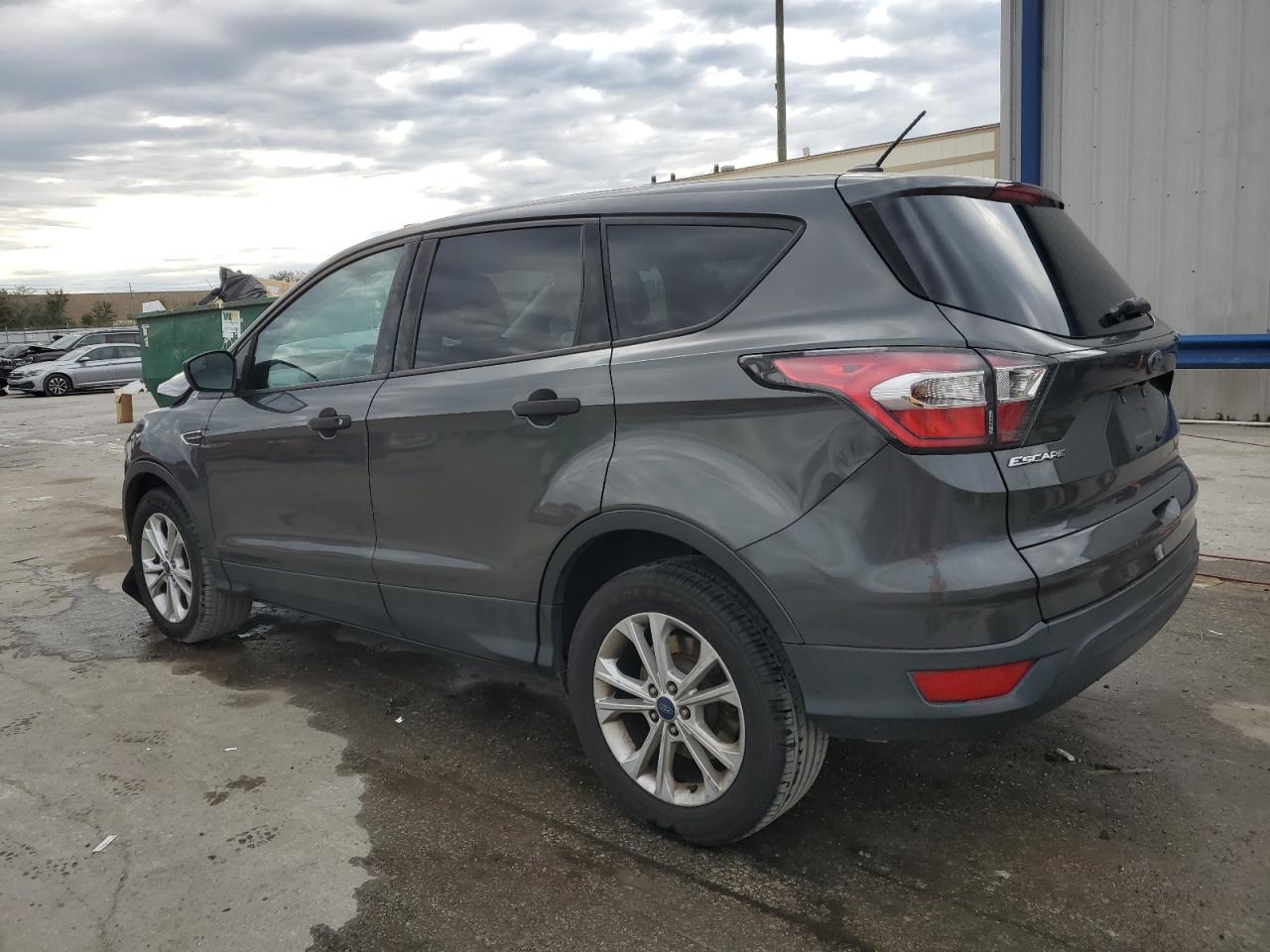 2017 Ford Escape VIN 1FMCU0F74HUA67335 Copart auction photo, front end / side damage thumbnail 2