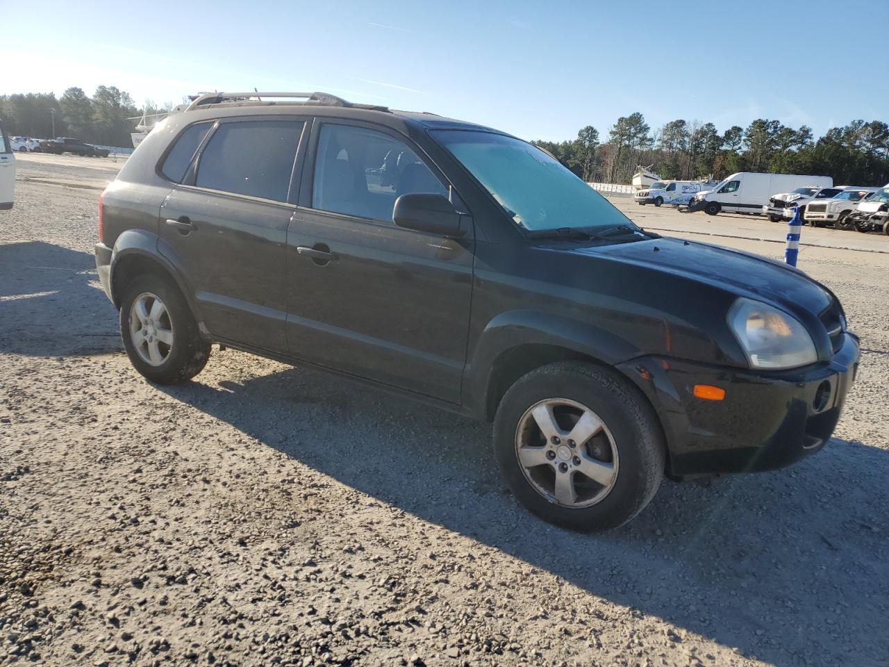 2007 Hyundai Tucson VIN KM8JM12B87U637231 Copart auction photo, rear end damage thumbnail 4