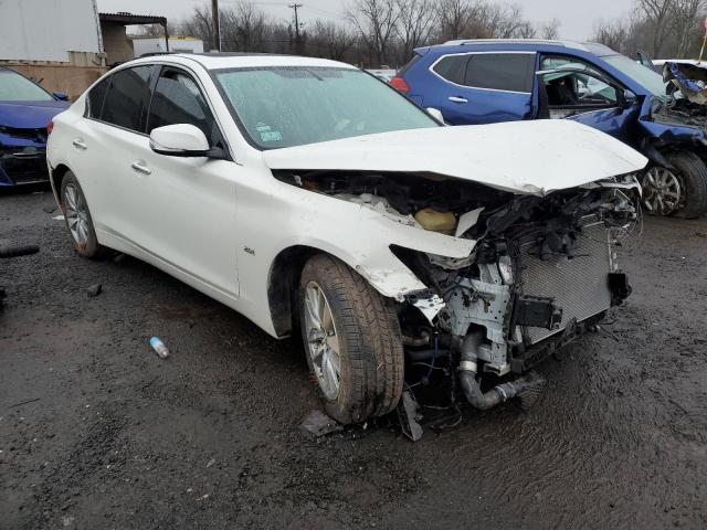 2016 Infiniti Q50 VIN JN1CV7AR9GM250170 Copart auction photo, front end damage thumbnail 4